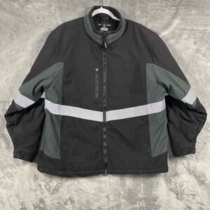 RefrigiWear Insulated Work Jacket Mens XL‎ 8490R Reflective Cold Storage READ